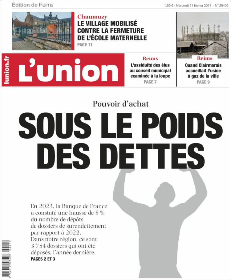 Portada de L'Union (Francia)