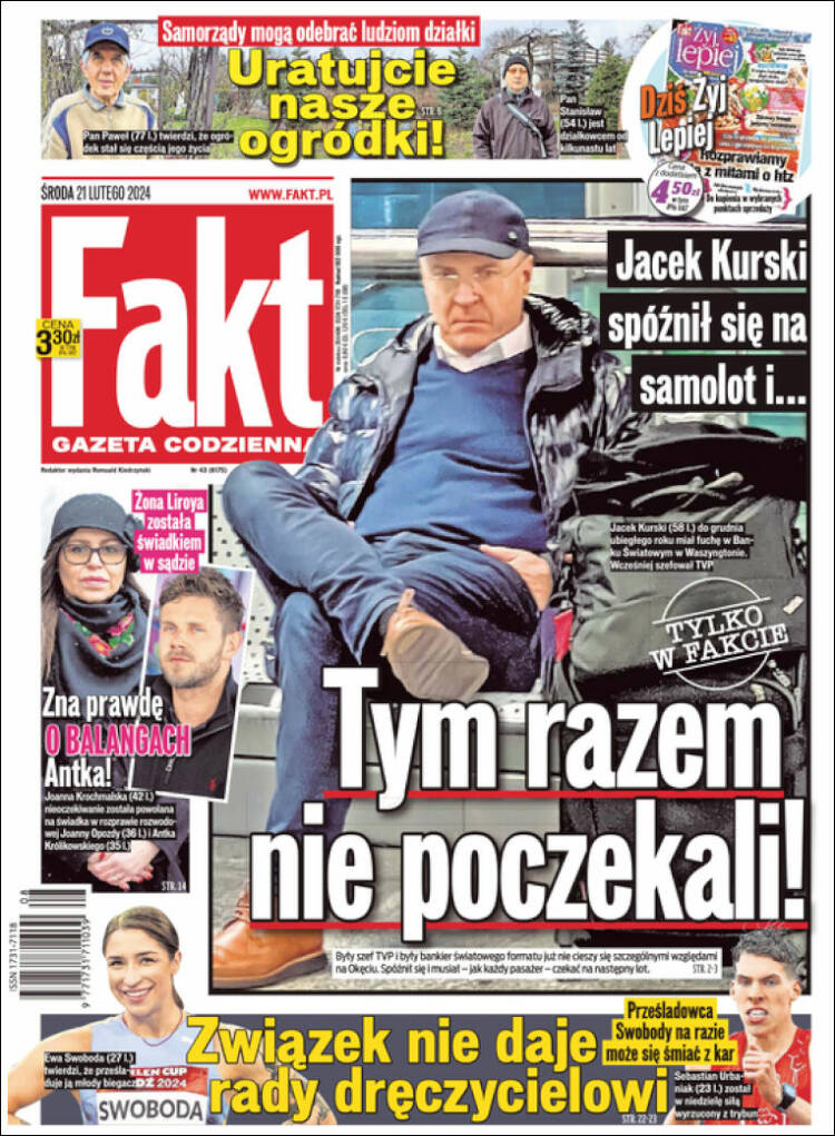 Portada de Fakt (Polonia)
