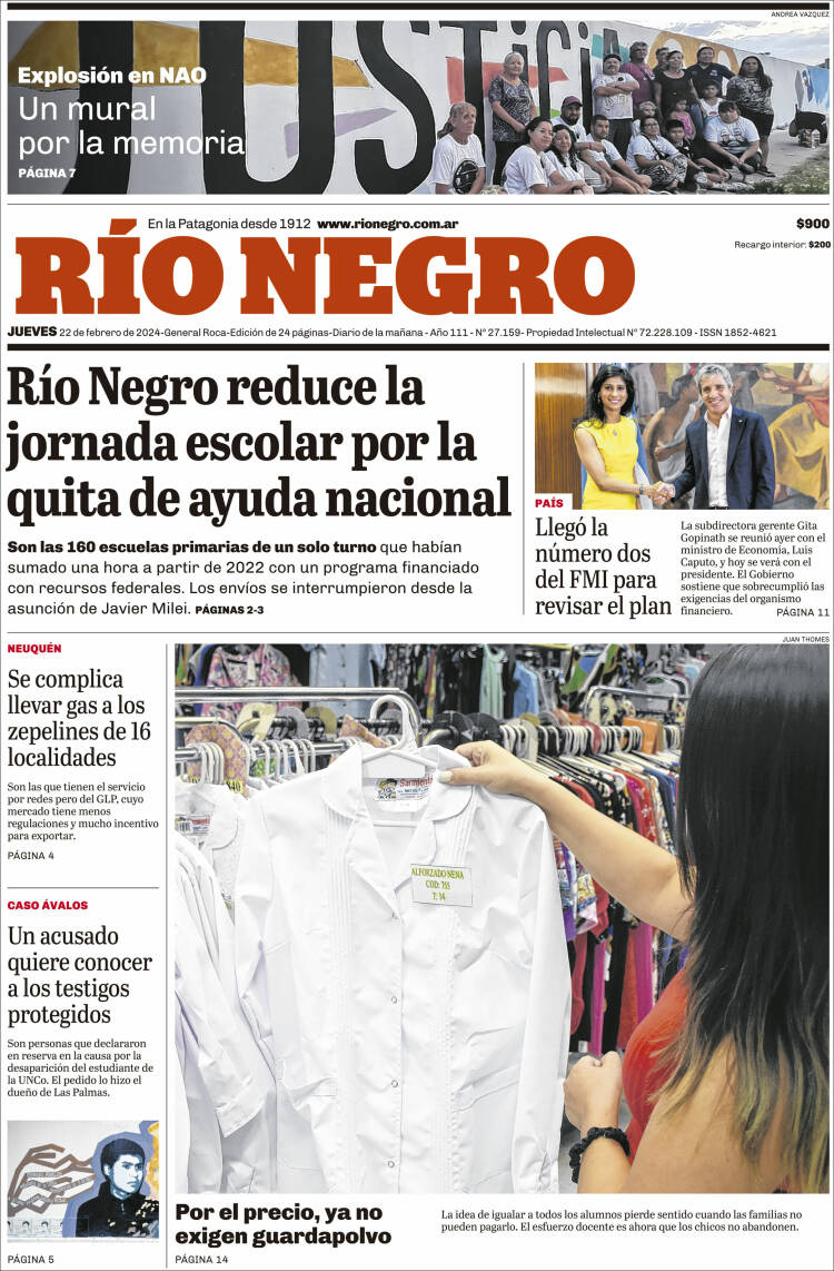 Portada de Rio Negro (Argentina)