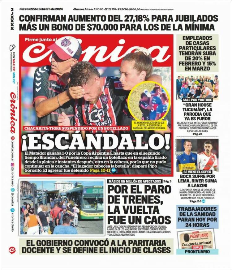 Portada de La Voz del Chaco (Argentina)