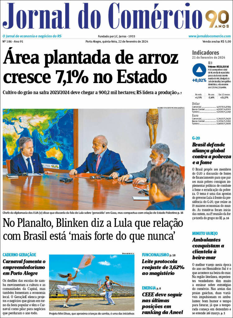 Portada de Jornal do Comércio (Brasil)