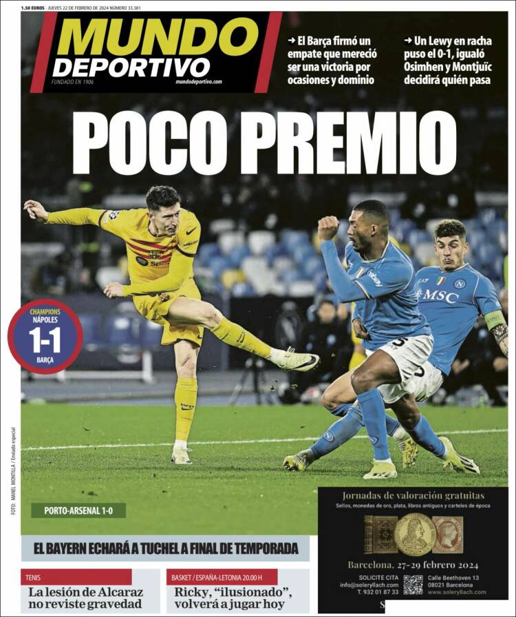Portada de El Mundo Deportivo (España)