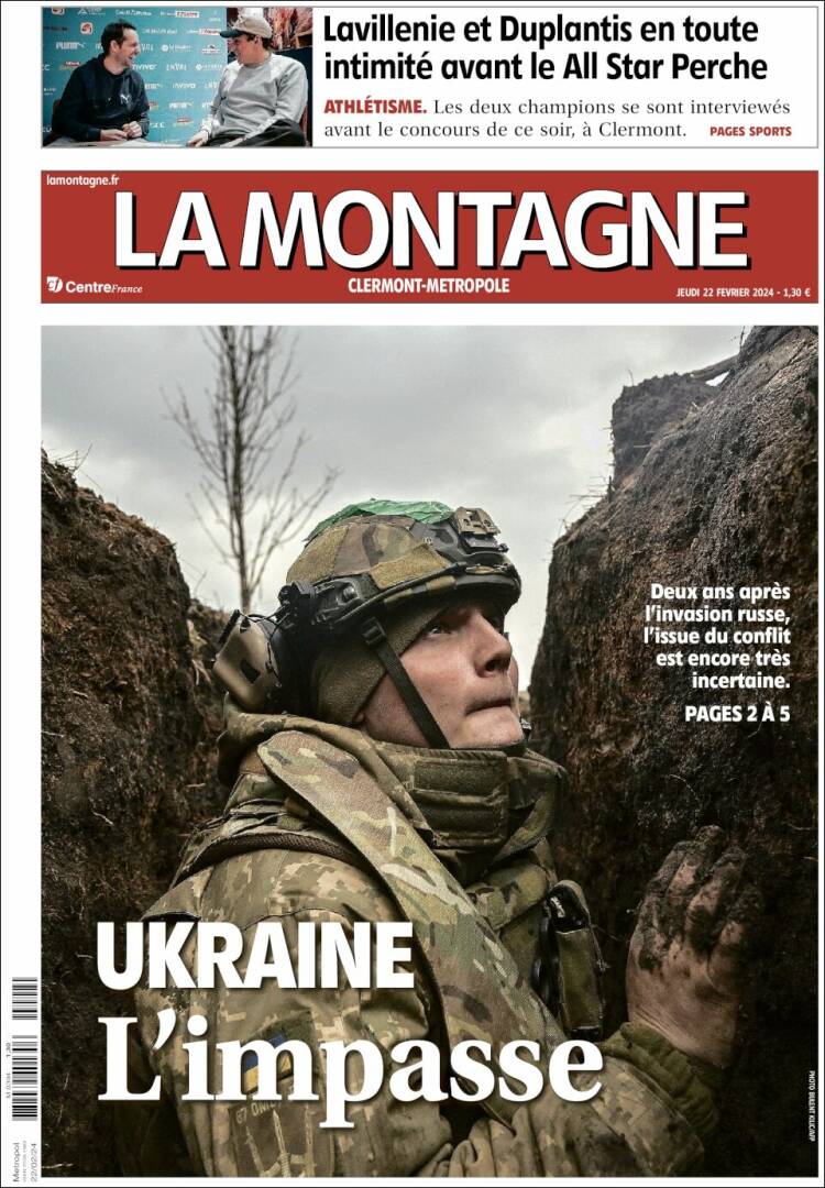 Portada de La Montagne (Francia)