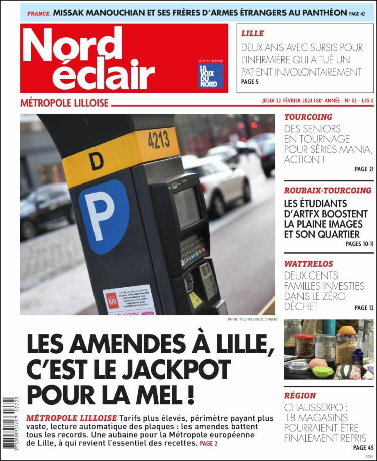 Portada de Nord Éclair (Francia)