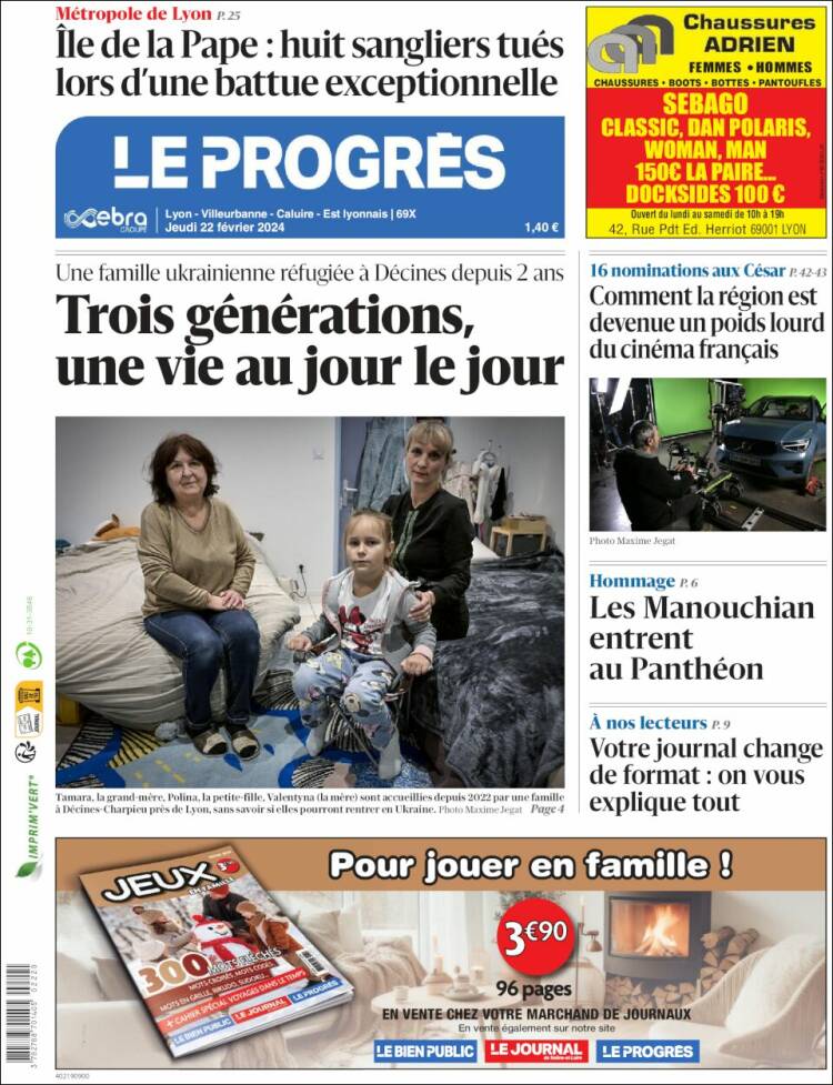 Portada de Progres de Fecamp (Francia)