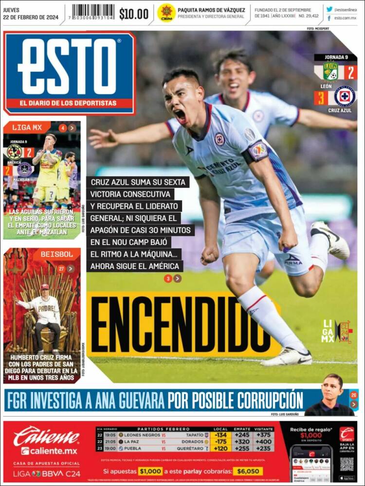 Portada de Esto (M&eacute;xico)