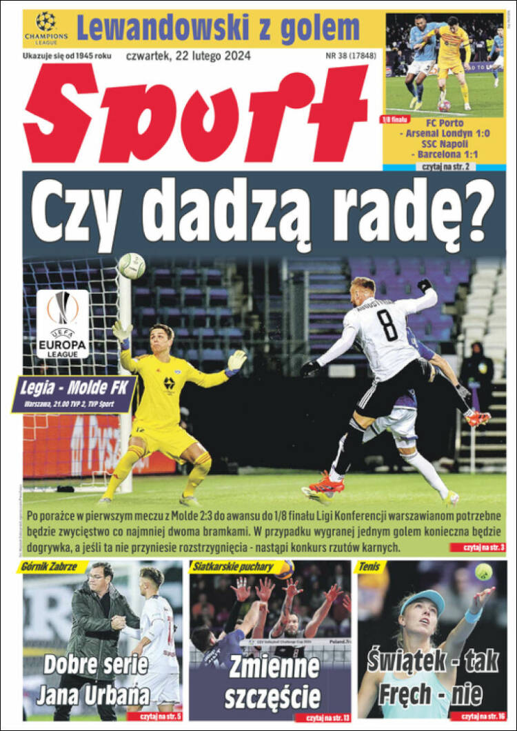 Portada de Katowicki Sport (Polonia)