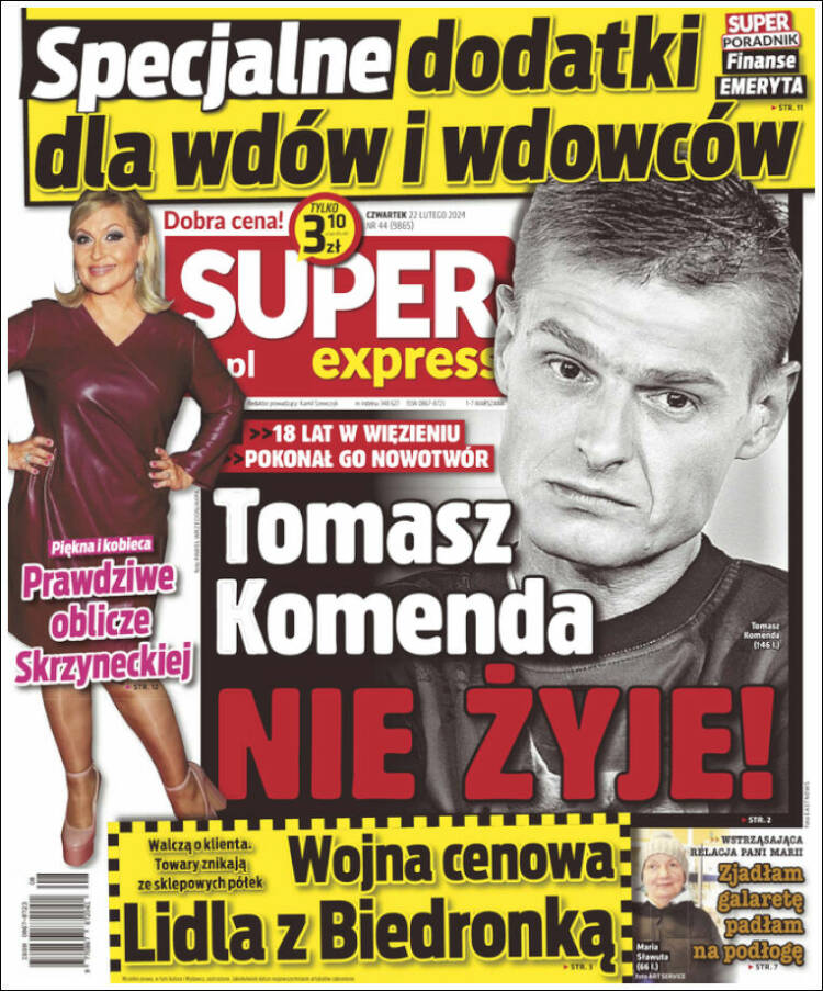 Portada de Super Express (Polonia)