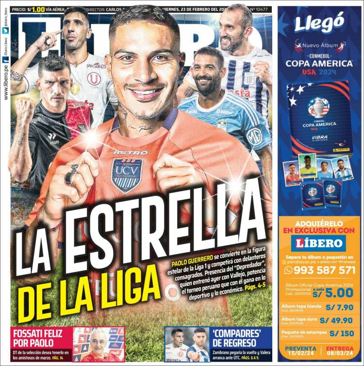 Portada de Líbero (Per&uacute;)