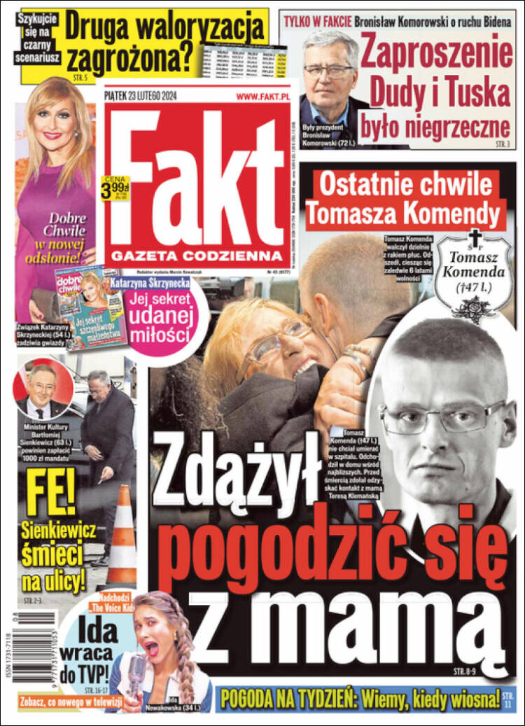 Portada de Fakt (Polonia)