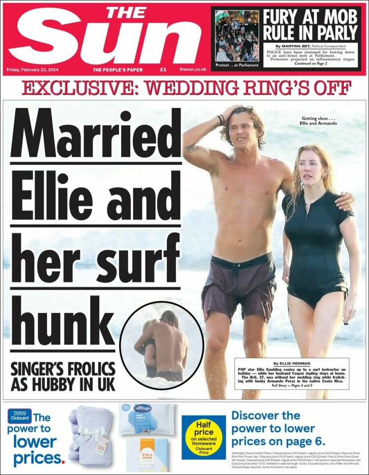 Portada de The Sun (Reino Unido)