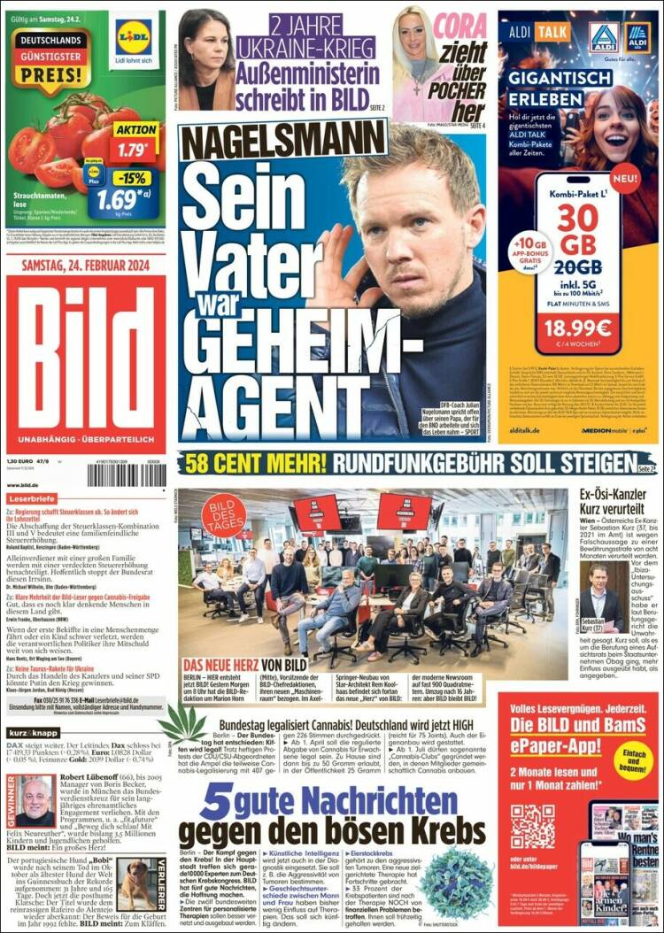 Portada de Bild (Alemania)