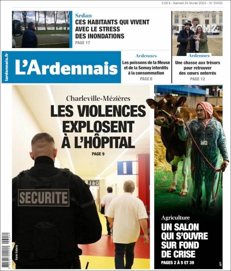 Portada de L'Ardenais (Francia)