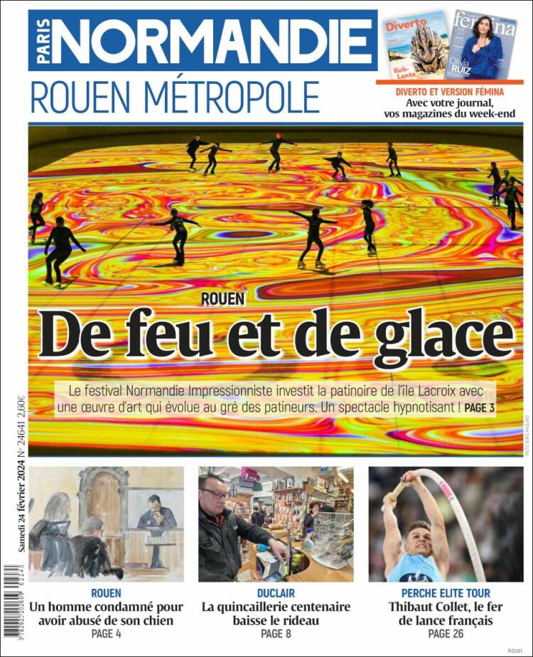 Portada de Paris Normandie (Francia)