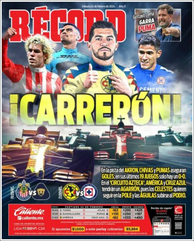 Portada de Record (México)