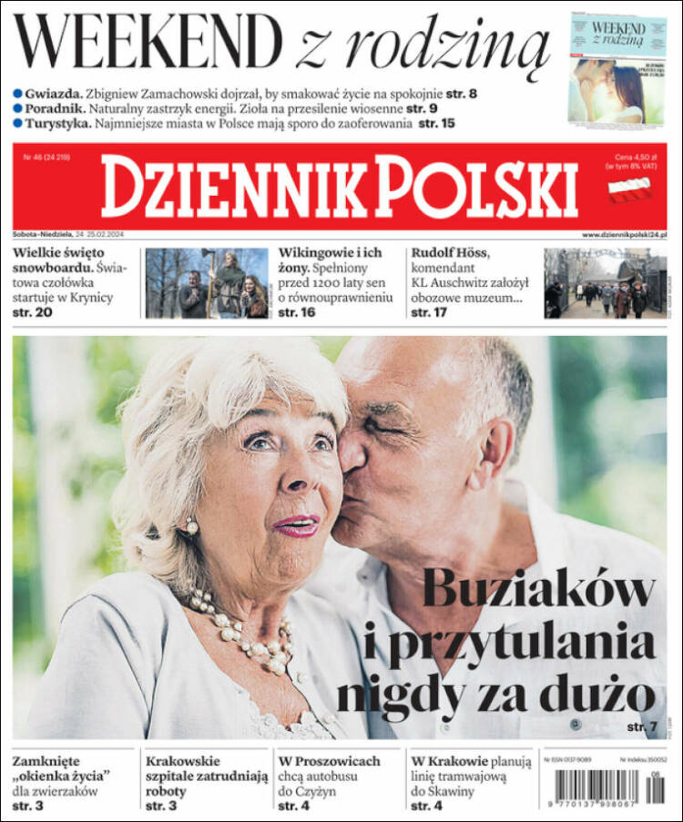 Portada de Dziennik (Polonia)