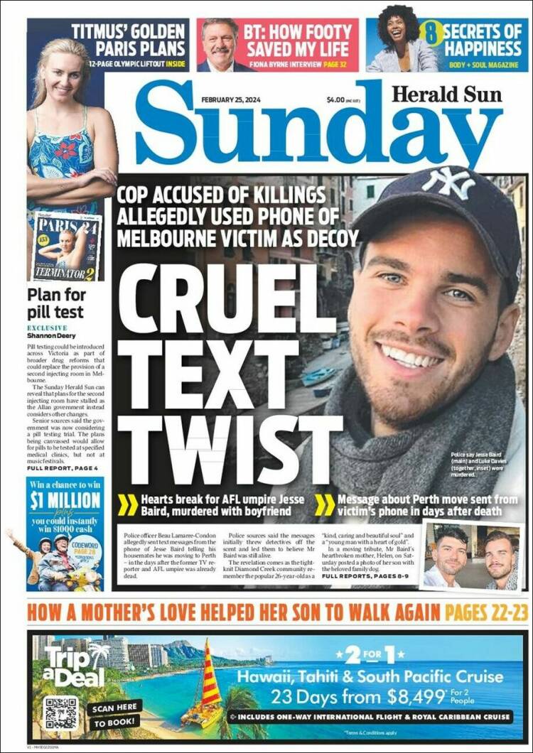 Newspaper Herald Sun Australia Newspapers In Australia Today S Press Covers