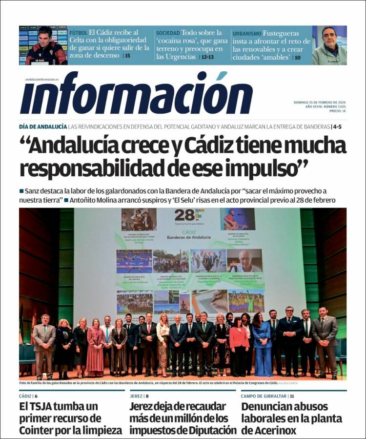 Portada de Información - Cadiz (España)