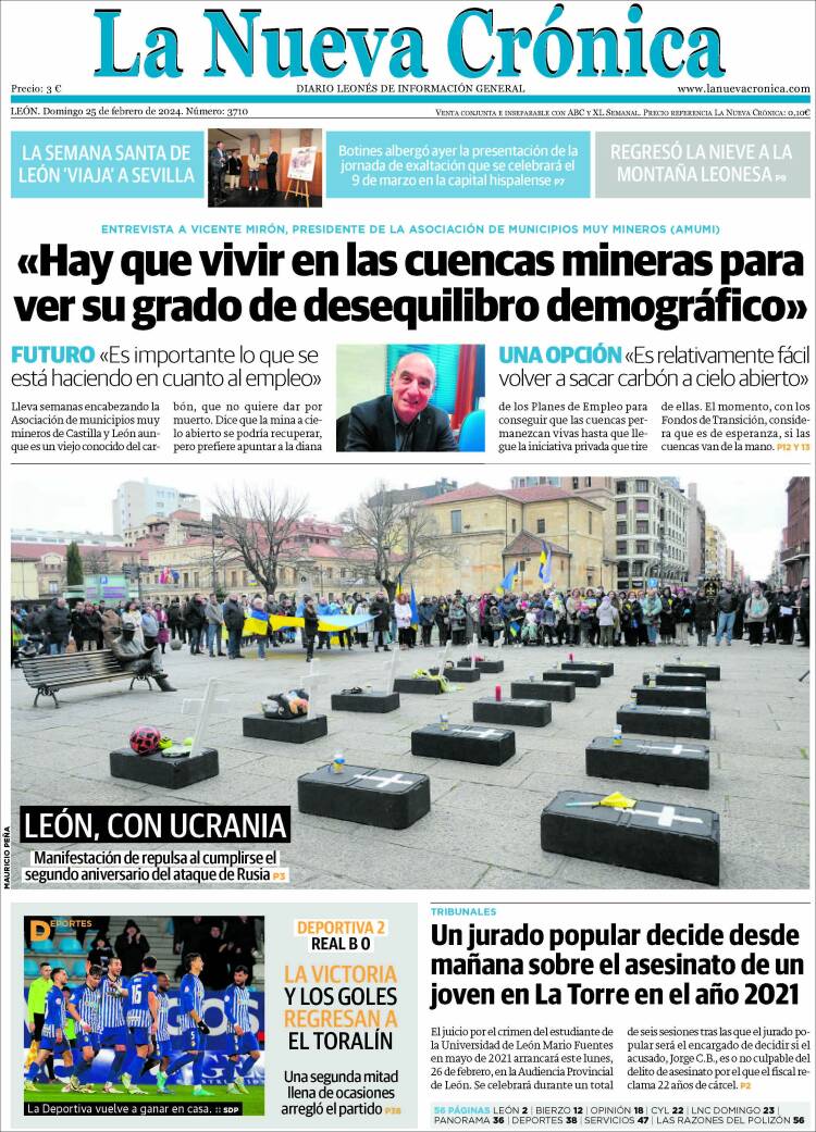 Portada de La Nueva Crónica (España)