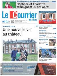 Portada de Le Courrier de l'Ouest (Francia)