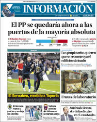 Portada de Diario Información (España)