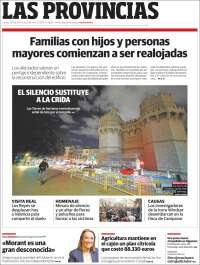 Portada de Las Provincias (España)