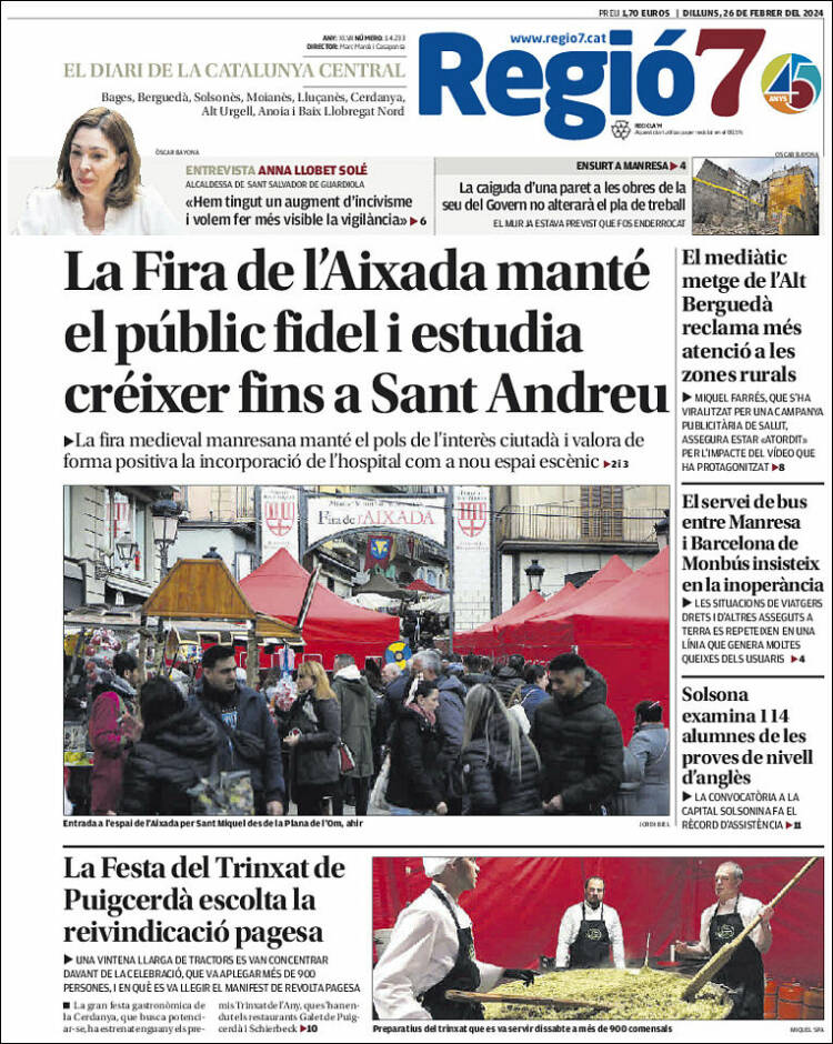 Portada de Regio7 (España)