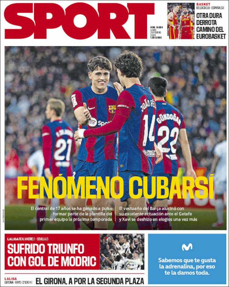 Portada de Sport (España)