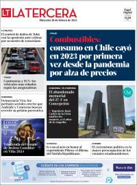 Portada de La Tercera (Chile)