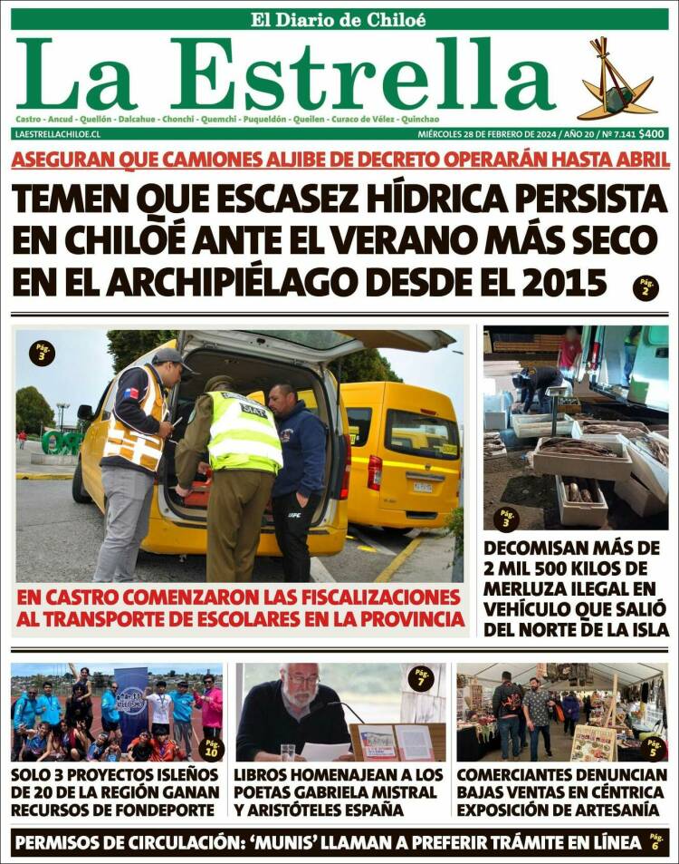 Portada de Estrella de Chiloé (Chile)