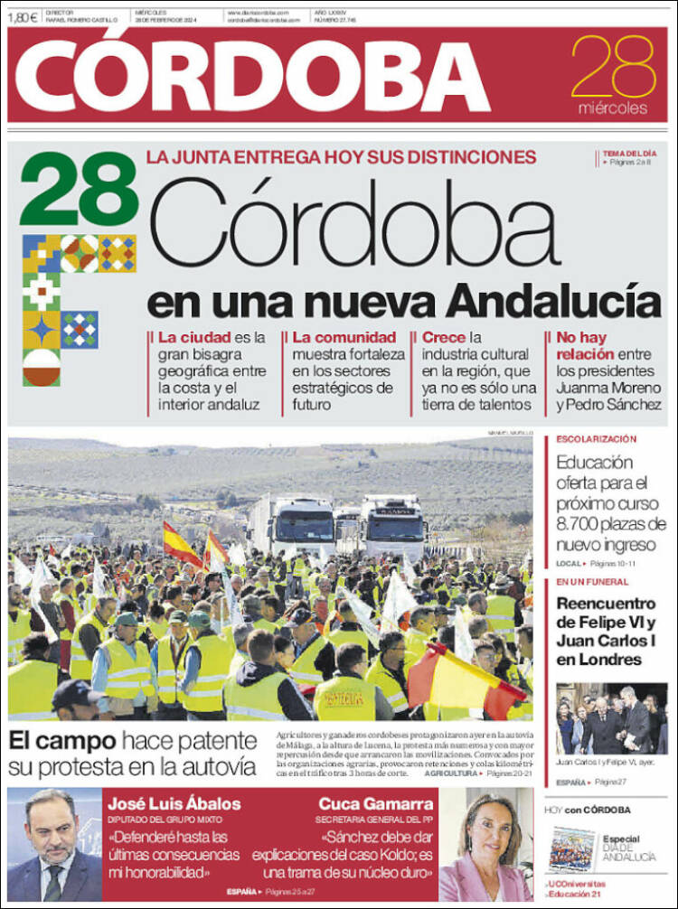 Portada de Diario de Córdoba (España)