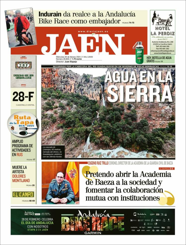 Portada de Diario Jaén (España)