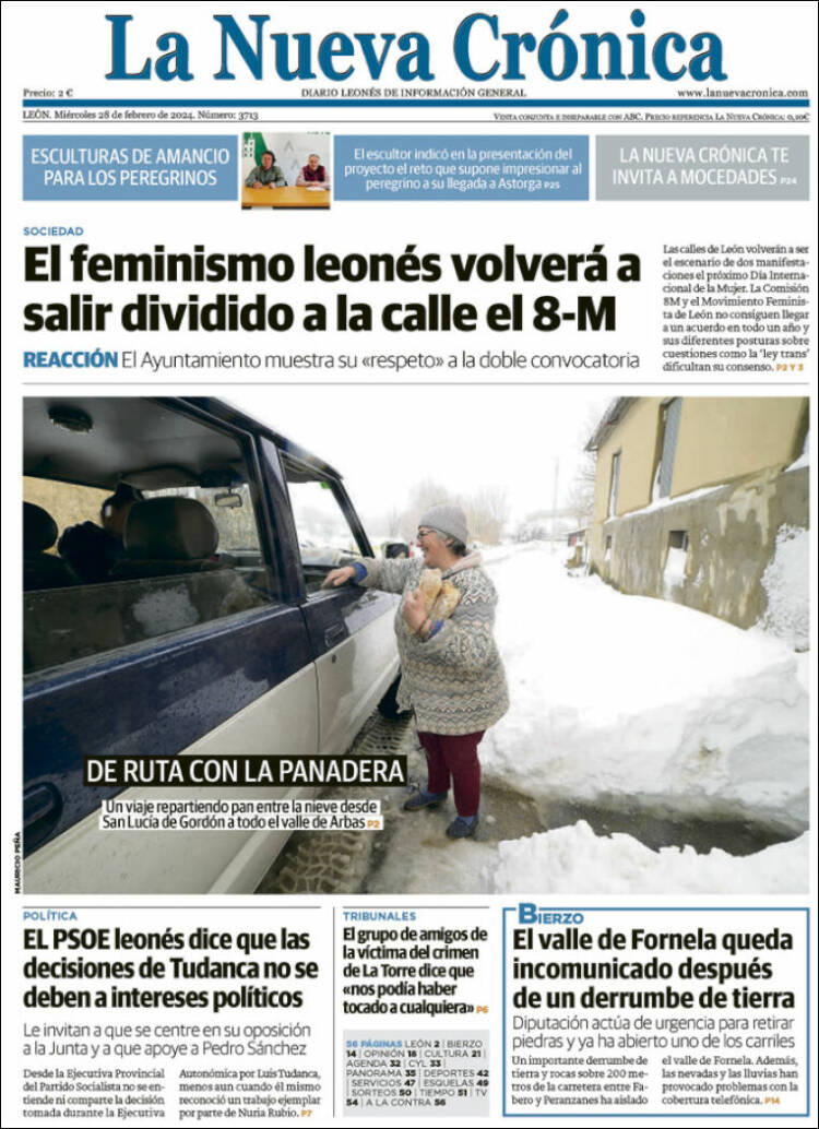 Portada de La Nueva Crónica (España)