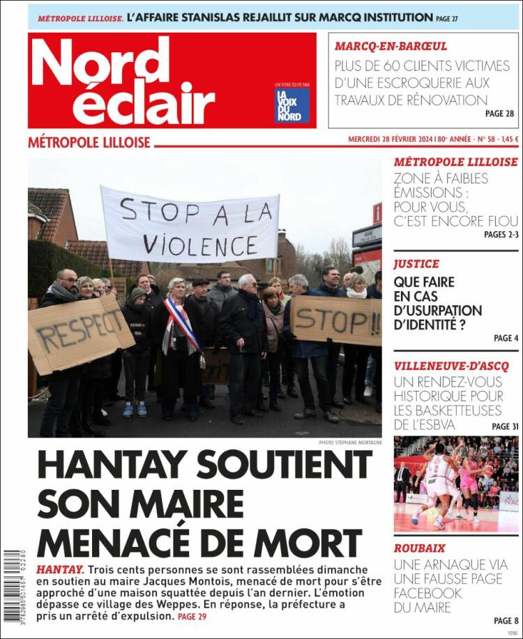 Portada de Nord Éclair (Francia)