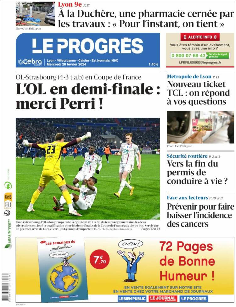 Portada de Progres de Fecamp (Francia)