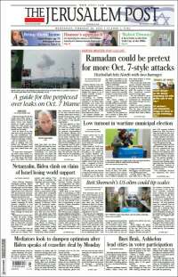 Portada de The Jerusalem Post (Israël)