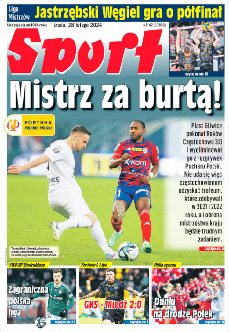 Portada de Katowicki Sport (Polonia)