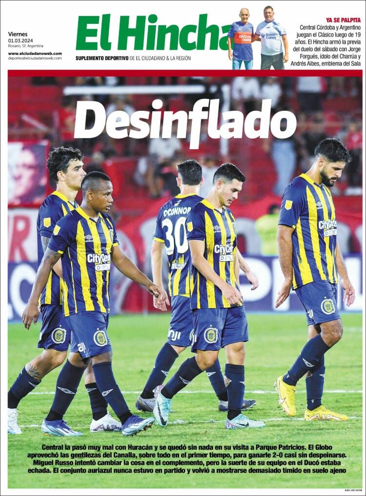 Portada de El Hincha (Argentina)