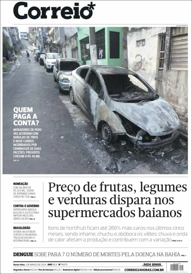 Portada de Correio* (Brasil)