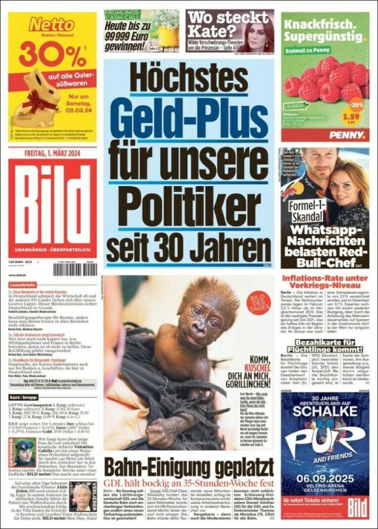 Portada de Bild (Alemania)