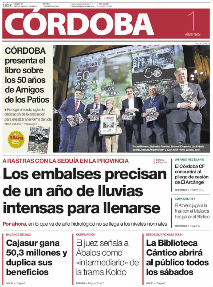 Portada de Diario de Córdoba (España)