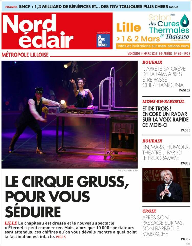 Portada de Nord Éclair (Francia)