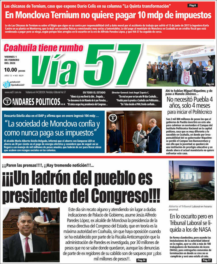 Portada de Via57 (M&eacute;xico)