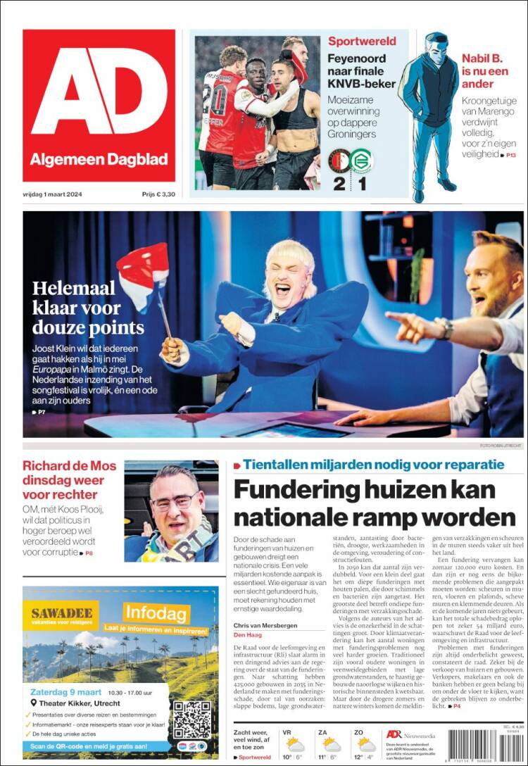 Portada de AD (Pa&iacute;ses Bajos)