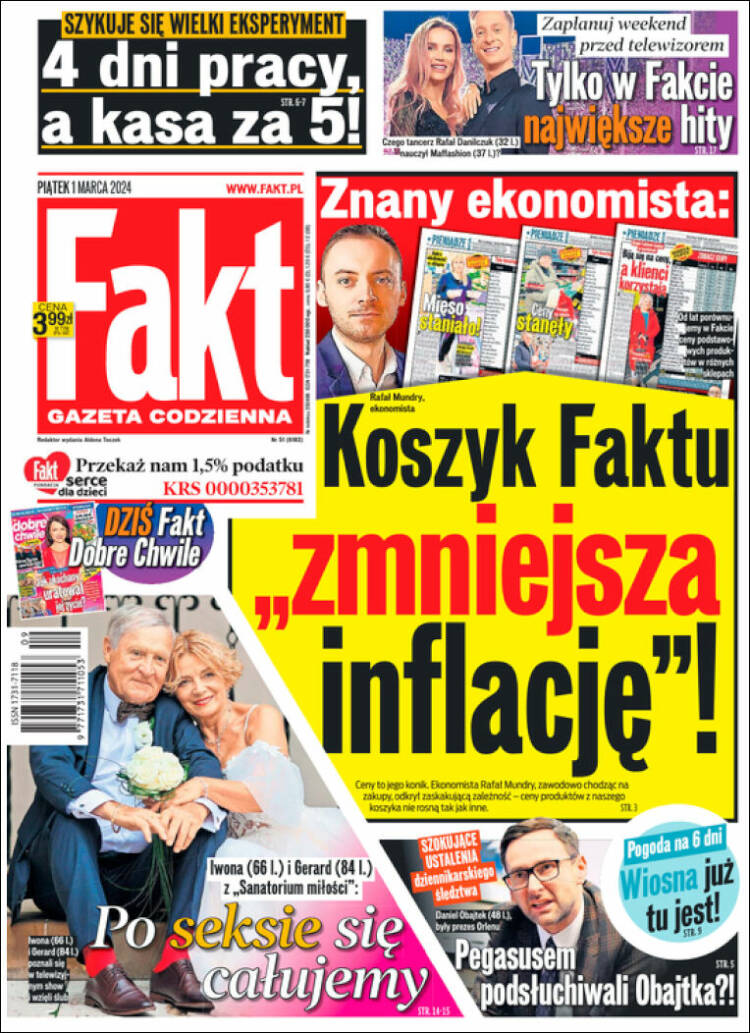 Portada de Fakt (Polonia)
