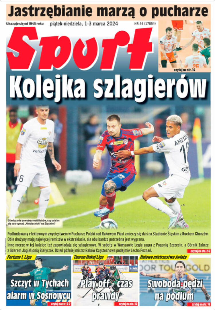 Portada de Katowicki Sport (Polonia)
