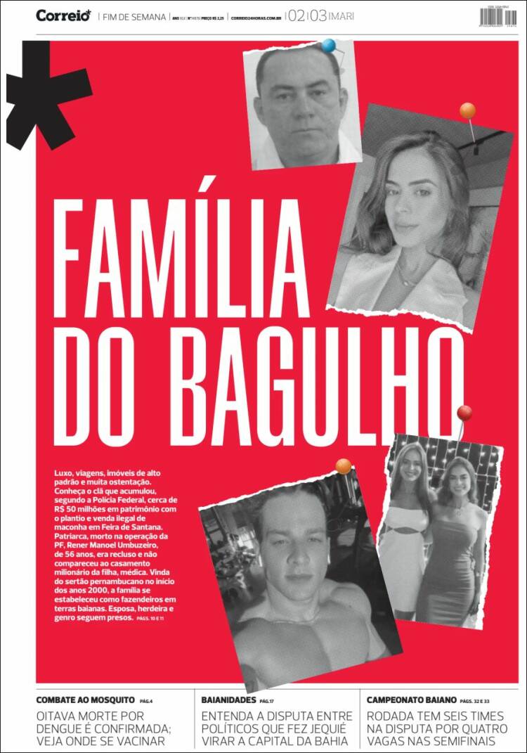 Portada de Correio* (Brasil)