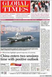 Portada de The Global Times (China)
