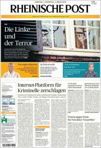 Portada de Rheinische Post (Alemania)