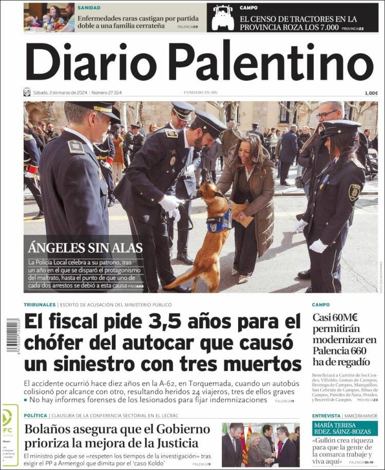 Portada de Diario Palentino (España)